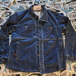 Ripton Hiko Indigo Denim Jacket Unisex Medium M